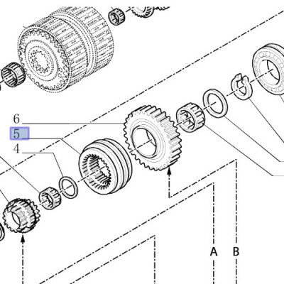 47126058 84218152 Synchronizator Case Maxxum 110 140 MXU 110 125 Steyr 6115 6140 4130 New Holland T5 T5. T6030 T6. T6 TS 115A