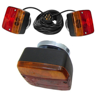 Lampy tylne na magnes ciągnik przyczepa rozsiewacz