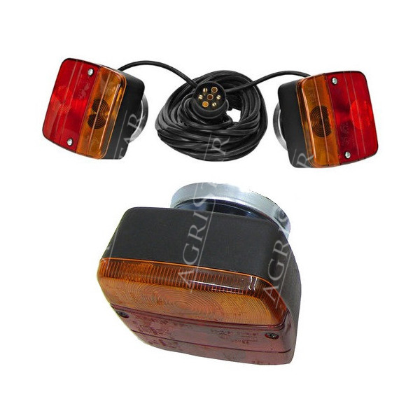 Lampy tylne na magnes ciągnik przyczepa rozsiewacz