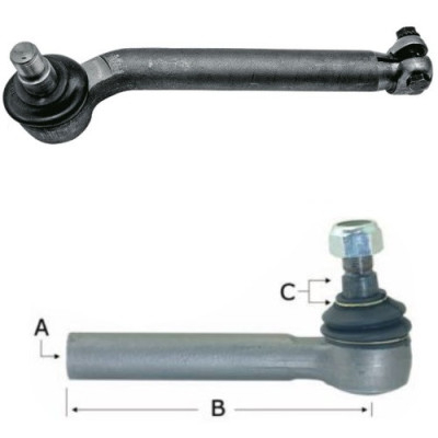 Końcówka kierownicza przegub drążek kierowniczy John,Deere 2140,3040,3140,AL178073,AL39318