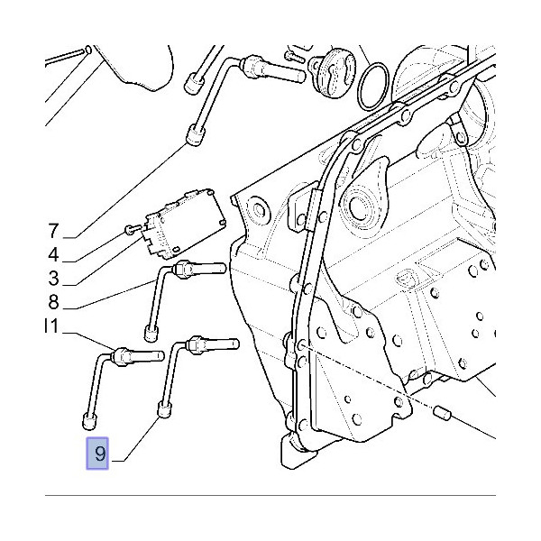 Czujnik prędkości jazdy Case CVX 1195 CVX 140 150 195 Steyr CVT 6160 6140 6195 New Holland TVT125 170 T7540 T7550 192300711002