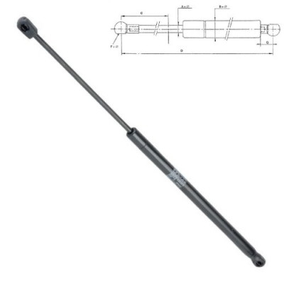 AKK3309 Siłownik gazowy maski Al174088, AL152006 John Deere 6120 6220 6320 6420