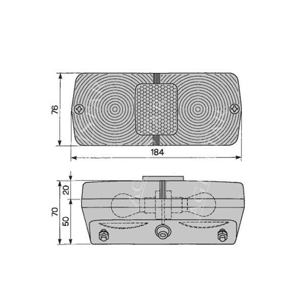 ELE1255 Lampa tylna lewa