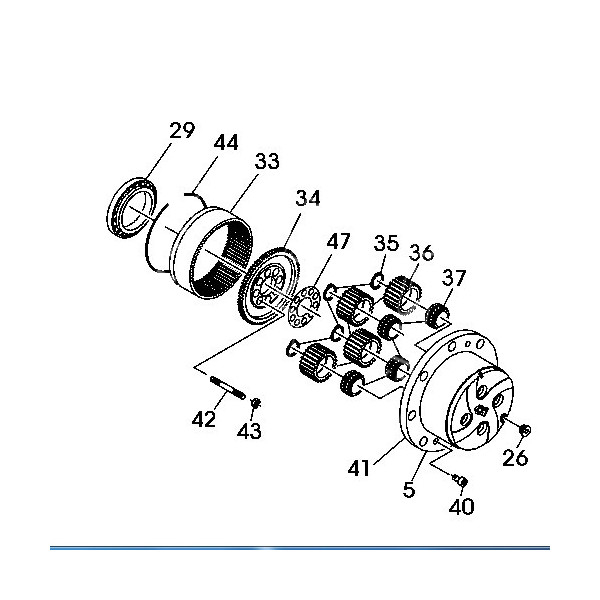 satelita New Holland LM410, LM420, LM425 LM5030, LM5040 LM640 Manitou MLT730 MT1340 MT932 85806982 562509 84512824