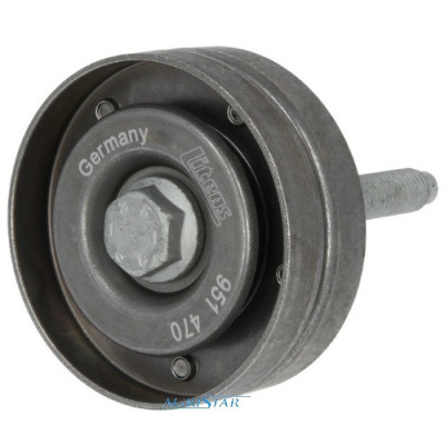 Rolka prowadząca pasek Koparko-ładowarki JCB: 3CX, 4CX  ładowarki teleskopowe JCB: 530, 530/70 320/08530 320/08921 320/08773