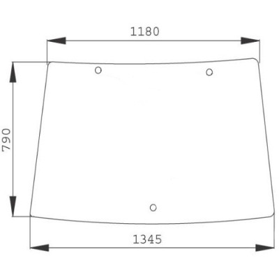 AKK2046 Szyba przednia