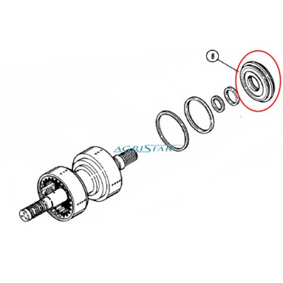 SPR2801 Tłok sprzęgła Maxxum A159292