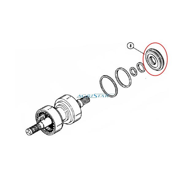 SPR2801 A159292 Tłok sprzęgła