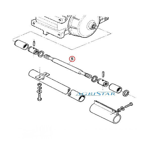 JN03-CQ24615 Półoś napędowa