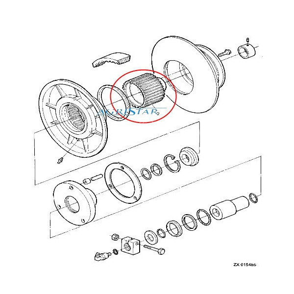 JN03-Z13000 Piasta wewnętrzna kołoa napędowego