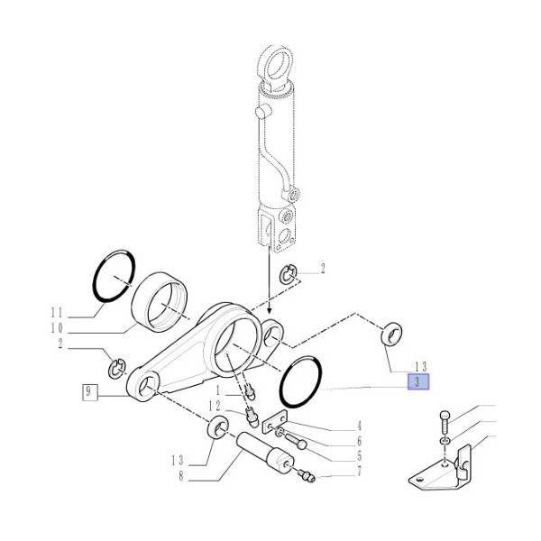 Ham1830 Oring tłoka hamulowego 189mm
