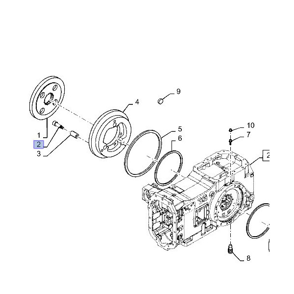 Ham1834 Śruba do tłoka hamulcowego