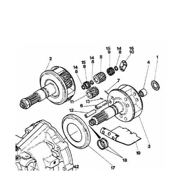 SKR7040 Podkładka Case 580G 580F 580D 580K D50055
