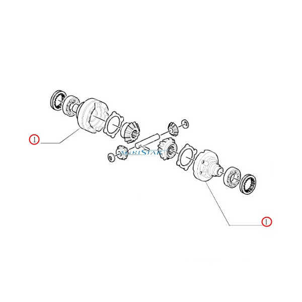 PON4872 Obudowa mechanizmu różnicowego
