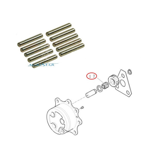 PON4873 Rolka łożyska Ø 4mm