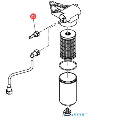 Wtyczka Złączka przewodów paliwowych pompki paliwa perkins JCB TEREX Manitou Massey Ferguson Farmtruck