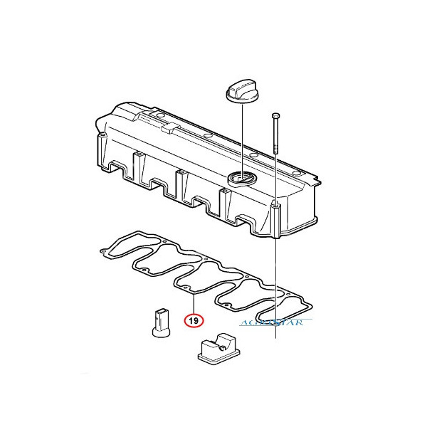 SUS2234 Uszczelka pokrywy zaworów 20558924 VOE20558924