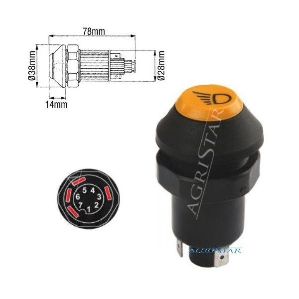 ELE4514 Włącznik świateł roboczych