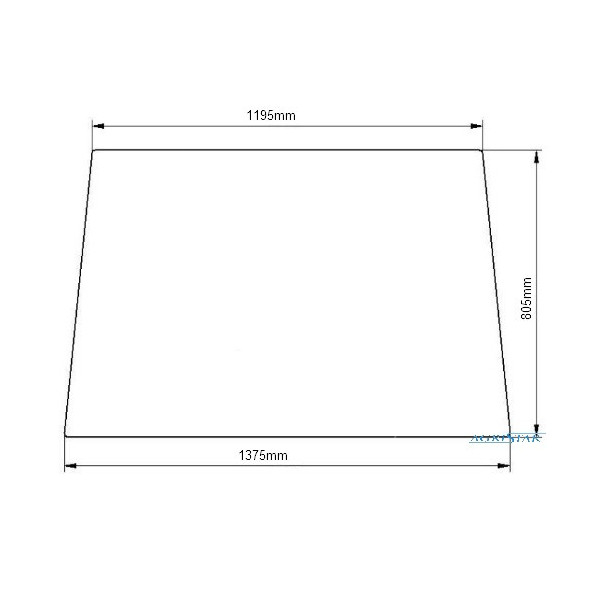 Szyba przednia czołowa John Deere 7600, 7700, 7800 7610, 7710, 7810 7810  R96187, R114807