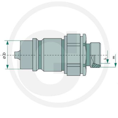 HYD5004 Złącze hydrauliczne