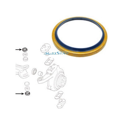 Uszczelniacz sworznia zwrotnicy 45x55x7/10mm CASE McCORMICK NEW HOLLAND RENAULT - CLAAS 
SAME DEUTZ FAHR 
VALTRA