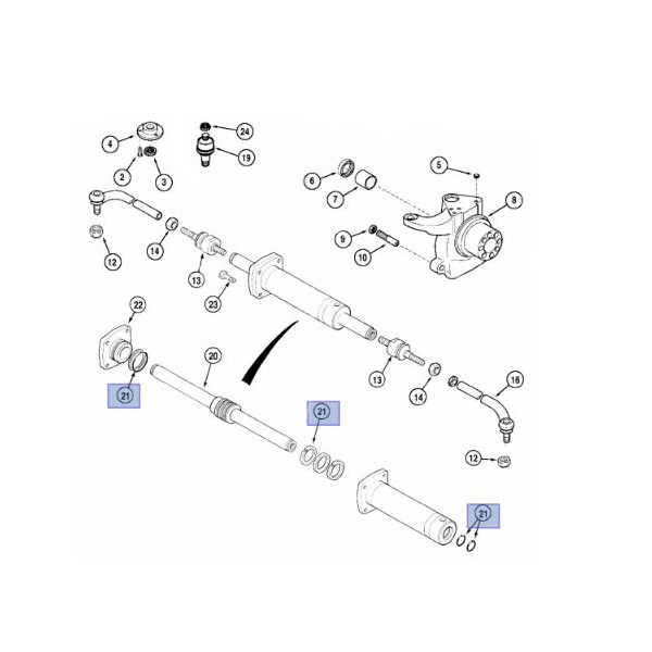 3903689M91 3664958M91 Case CVX Maxxum Landini LandPower Legend  NG PowerMaster PowerMax Massey Ferguson Steyr Valtra Valmet