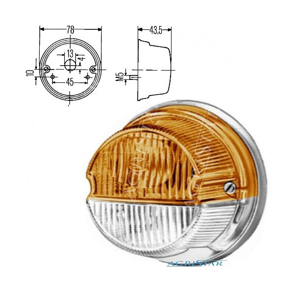 Lampa kierunkowskazu Claas Columbus Matador Mercator Dominator 624559