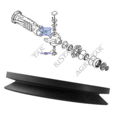 uszczelniacz sworznia zwrotnicy New Holland: LM410, LM420, LM425A, LM430, LM630, LM640 Manitou MLT MT claas scorpion 85806969