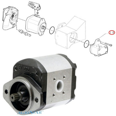 Pompa hydrauliczna Case Maxxum110 115 120, 125 130 140 MXU100, MXU110, MXU115, MXU125, MXU130  new holland t6 tsa plus