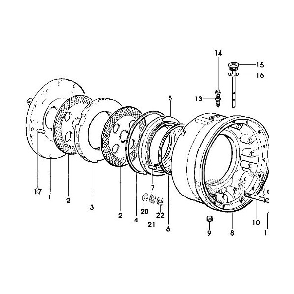 HAM1842 Oring tłoka hamulcowego