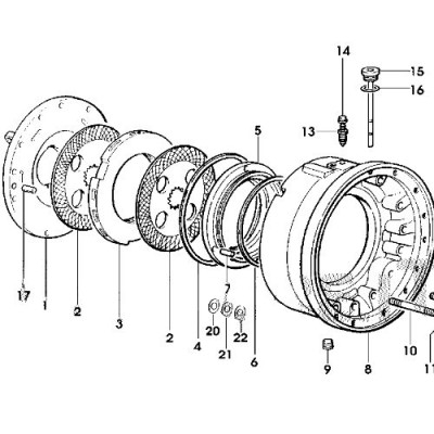 HAM1843 Oring tłoka hamulcowego