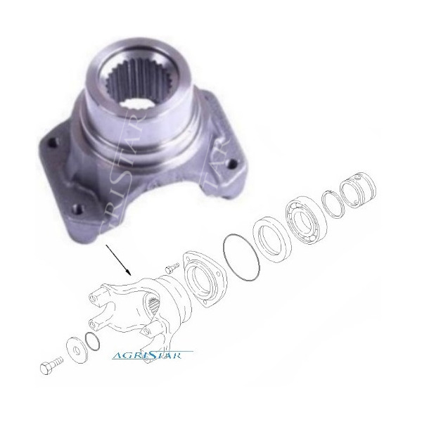 PON3014 Flansza wału napędowego