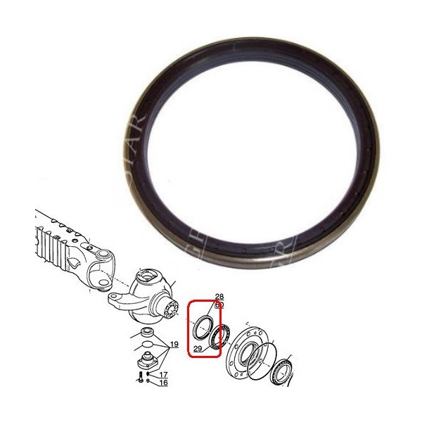 Uszczelniacz piasty koła CLAAS SKorpion  Targo  Wymiary: 140x170x14,5/16mm 300286, 0013002860