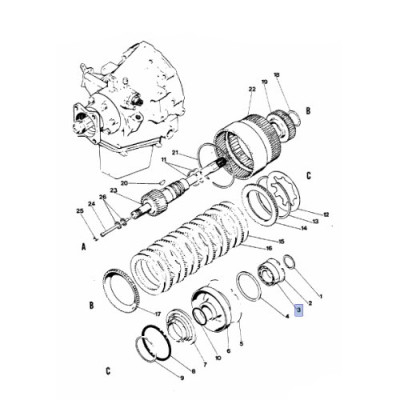 SKR7045 Getriebewellenlager