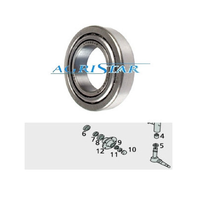 PON2001 Radlager 2WD 41x73x20mm