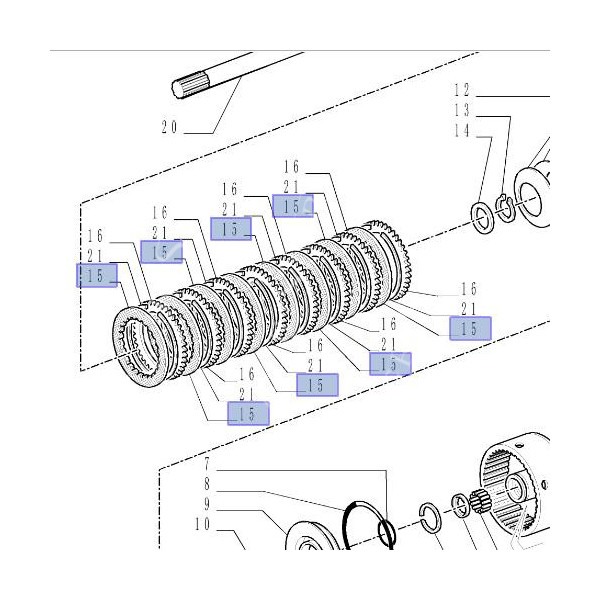 SPR2670 Tarczka sprzęgła 140x91x2mm