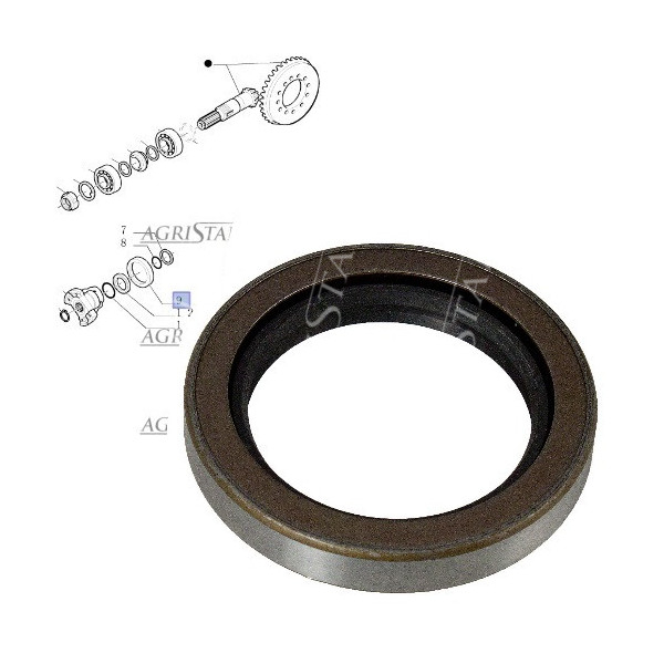 226851A1 Uszczelniacz wału napędowego MX275, MX285 Magnum 225, 250, 255, 280, 310