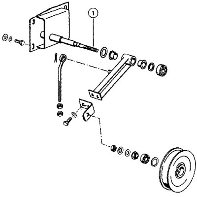CI99-644074 Mocowanie koła pasowego