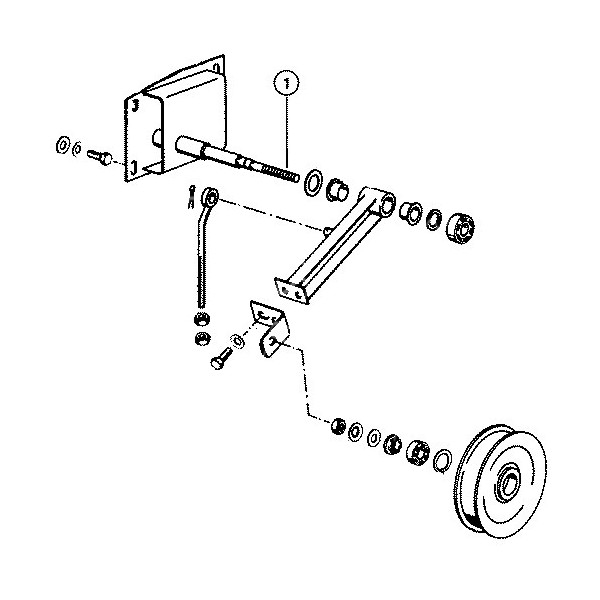 CI99-644074 Mocowanie koła pasowego