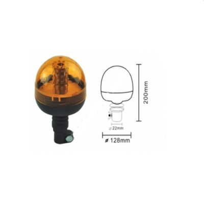 ELE1509 Kogut Lampa ostrzegawcza LED na uchwyt john deere case new holland massey ferguson fendt