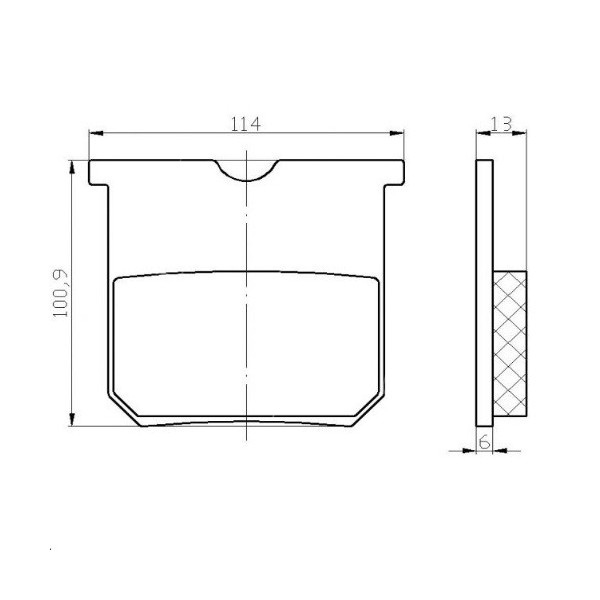 HAM3056 Klocki hamulcowe
