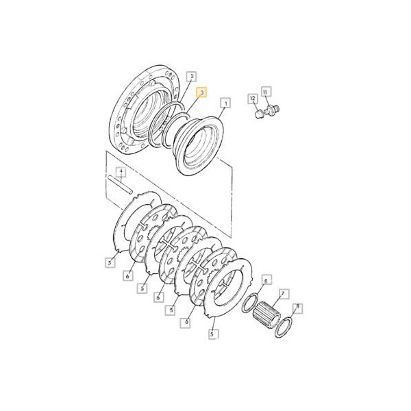 HAM1851 Uszczelniacz tłoka hamulcowego