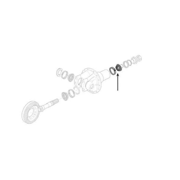 Łożysko wałka ataku case mxm JX70, JX75, JX80, JX85, JX90, JX95 puma New Holland td tl tm Massey Ferguson 30207