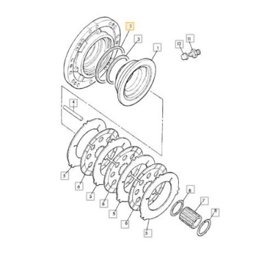 HAM1850 Uszczelnienie tłoka hamulcowego