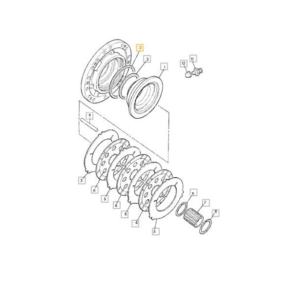 HAM1850 Uszczelnienie tłoka hamulcowego