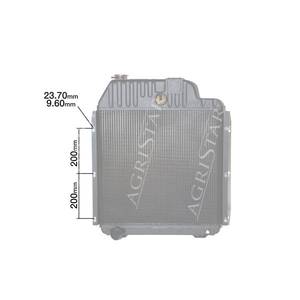 Chłodnica wody silnika Massey Ferguson  3070, 3080, 3085, 3090, 3095