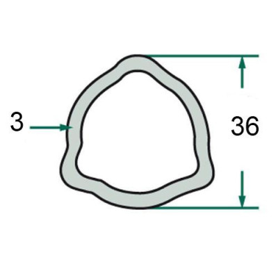 WOM1806B2 B3 Rura profilowa