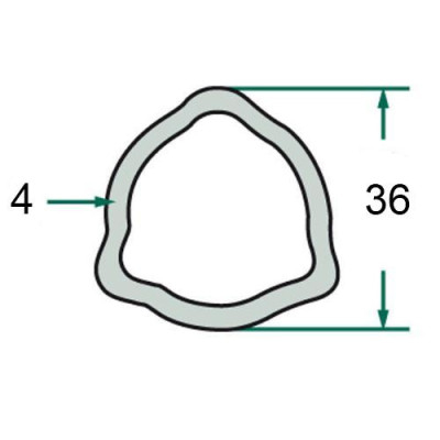 WOM1808B4 Rura profilowa