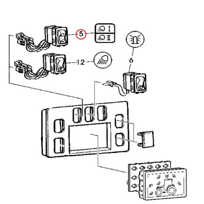 ELE5148 Włącznik świateł roboczych