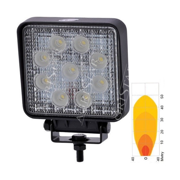 Halogen Lampa robocza LED rozproszone massey ferguson case john deere fendt